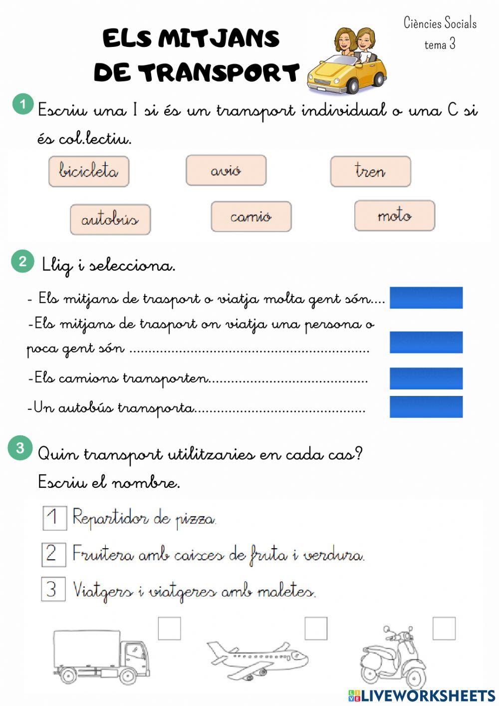 Mitjans de transport
