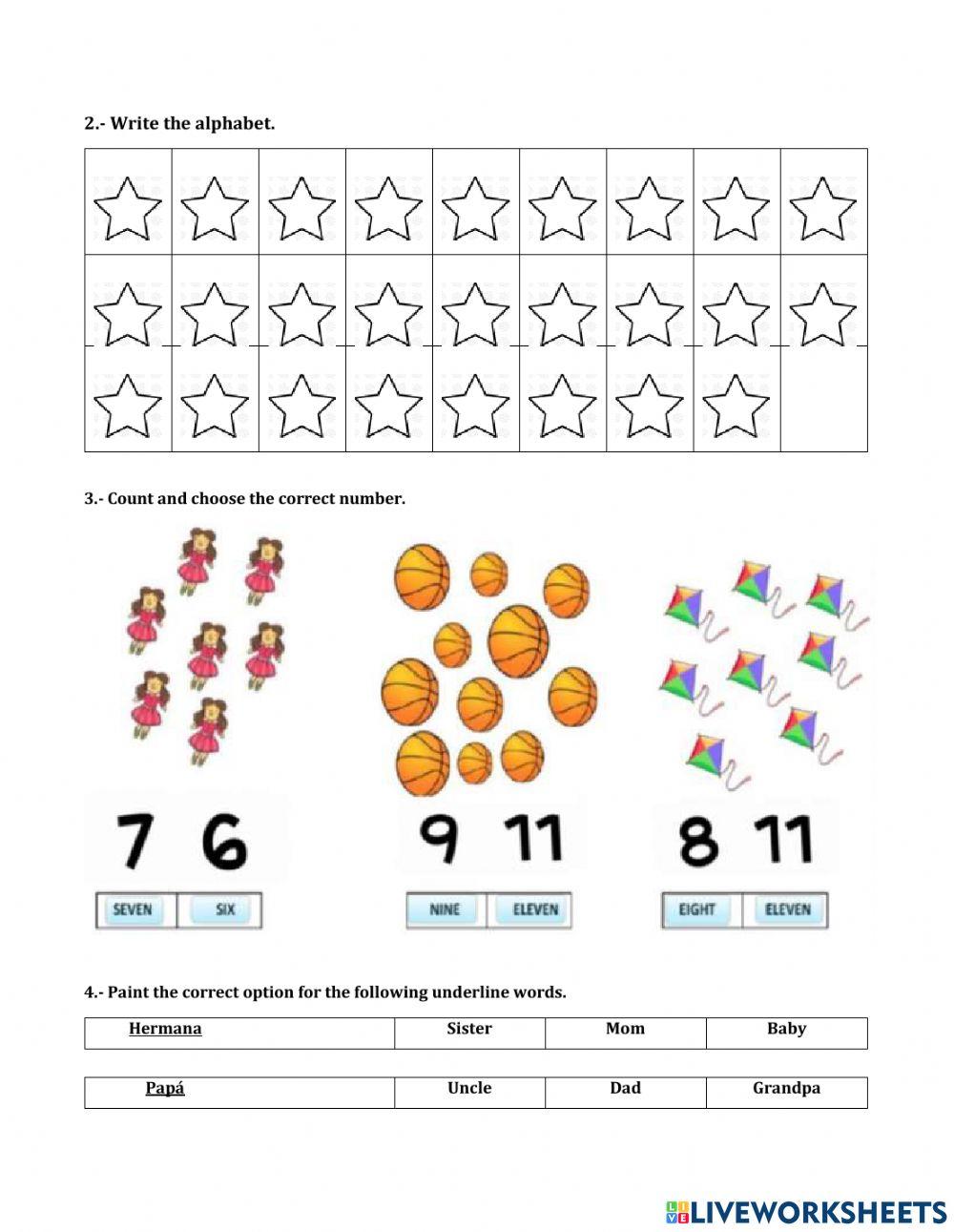 Diagnostic Test 3th grade