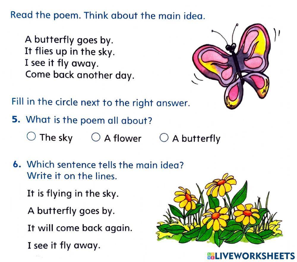 Main Idea and Details