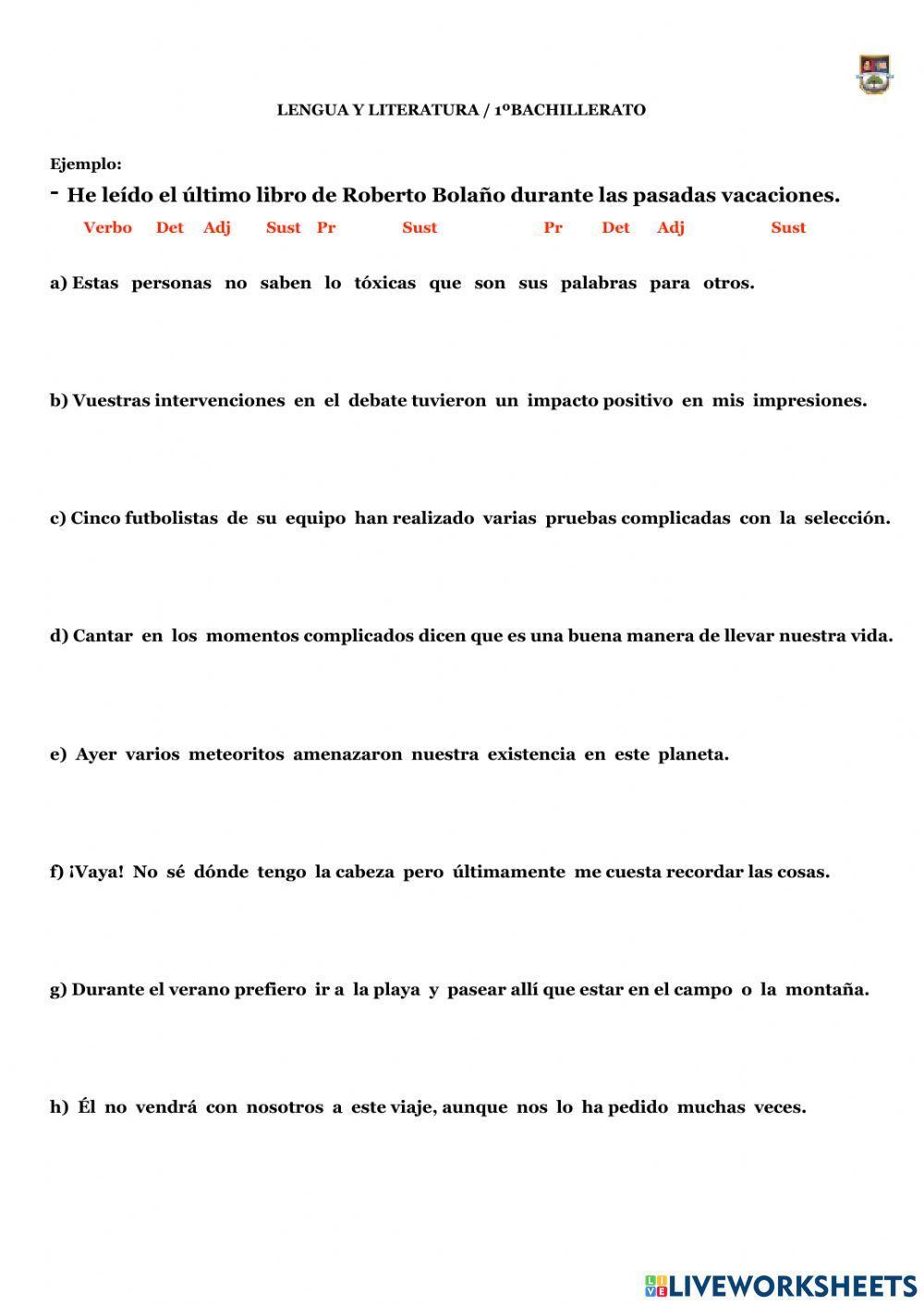 Análisis morfológico