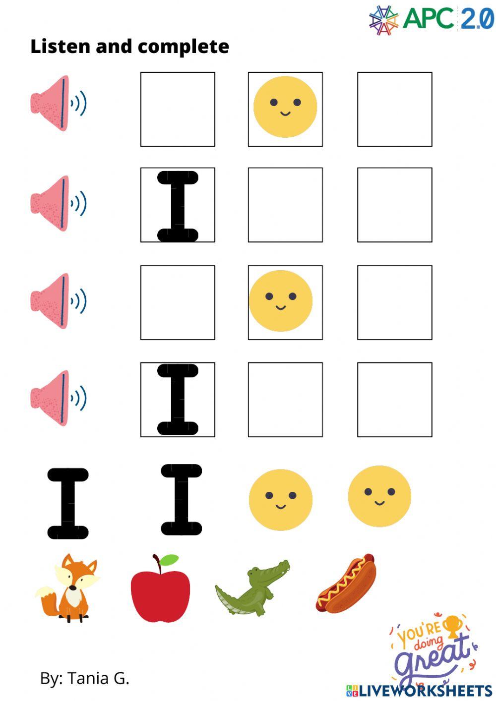 I like... Pictogramas