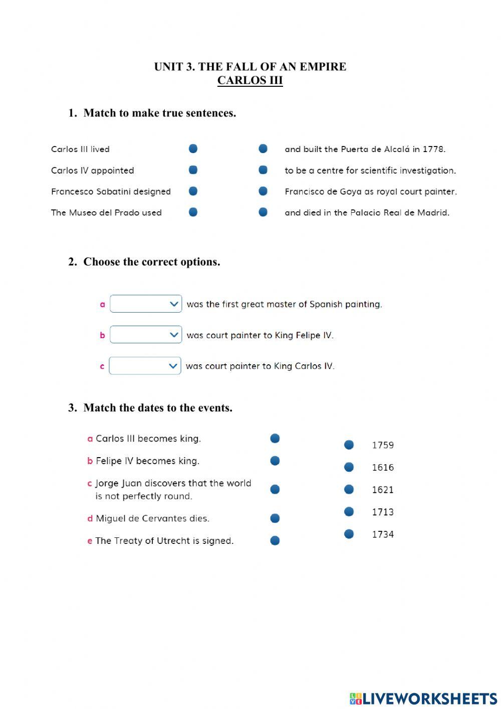 3.3 The Fall of an Empire. Carlos III