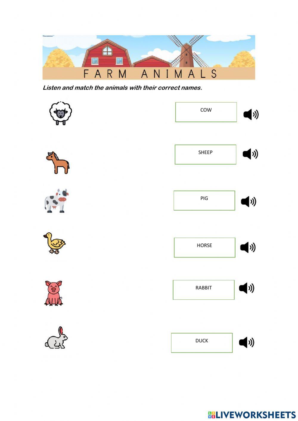 Farm animals