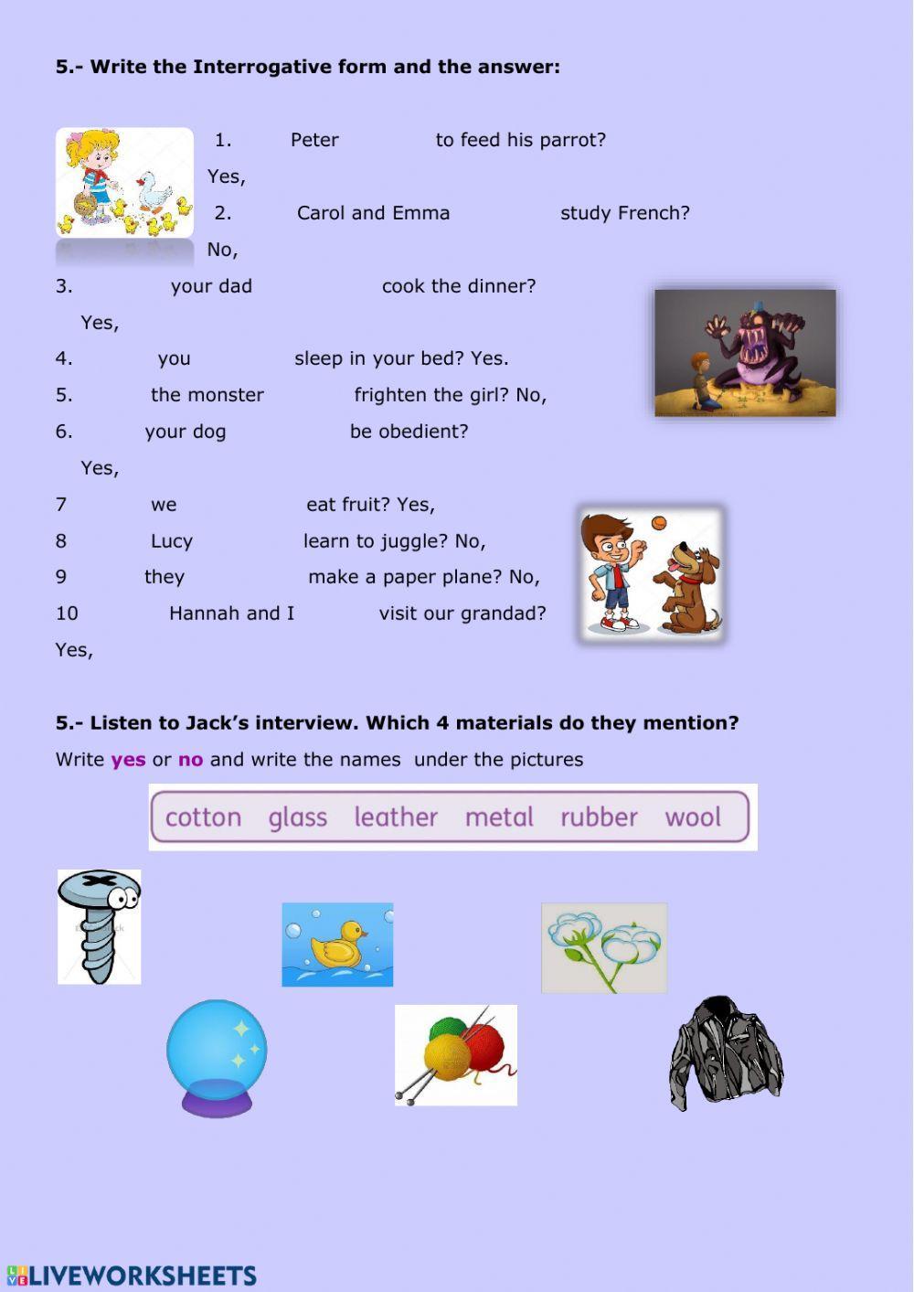 Have to- Has to (5º)