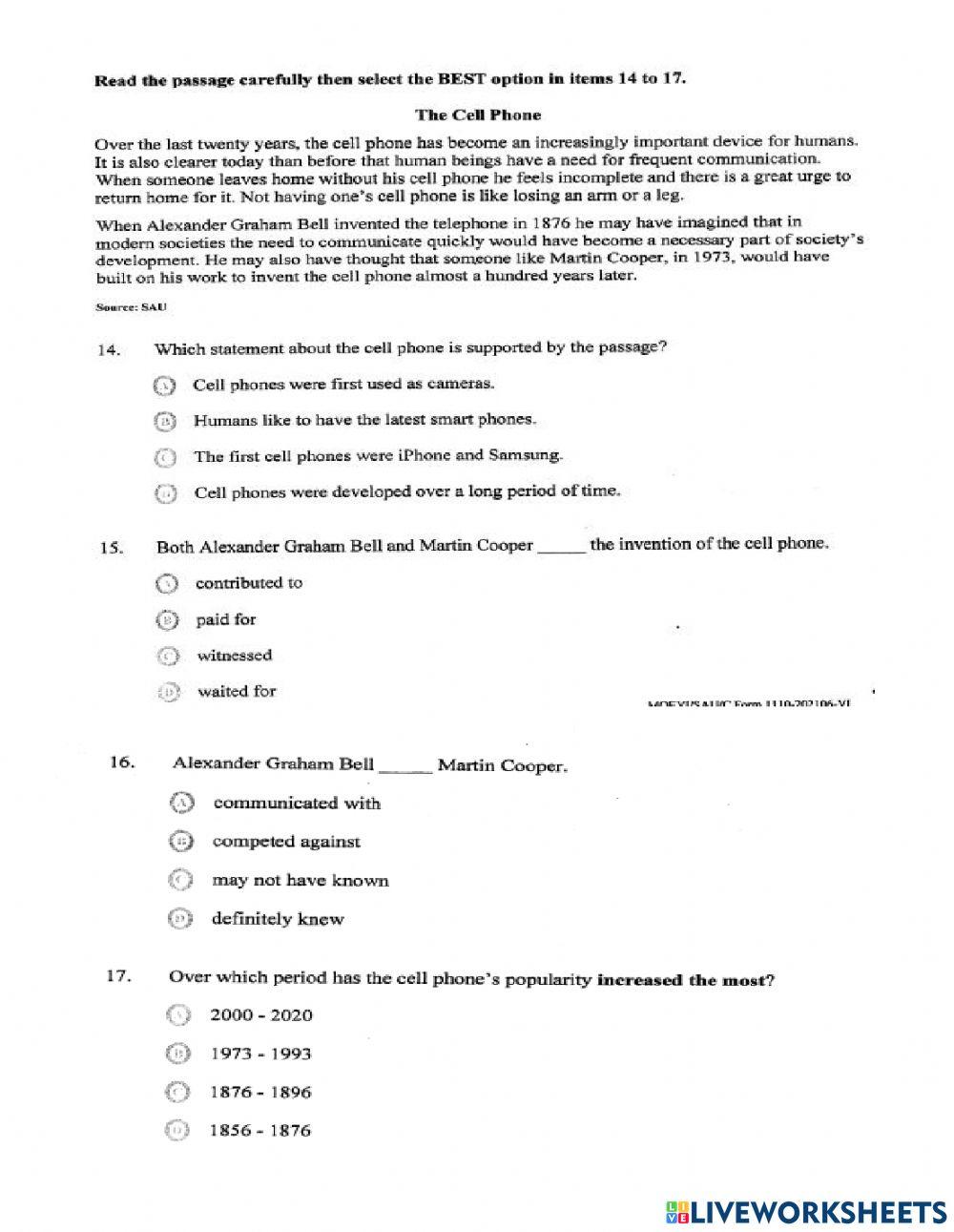 Verbal reasoning -21
