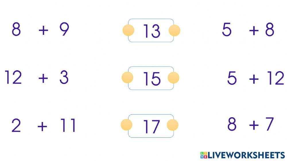 Phép cộng phạm vi 20