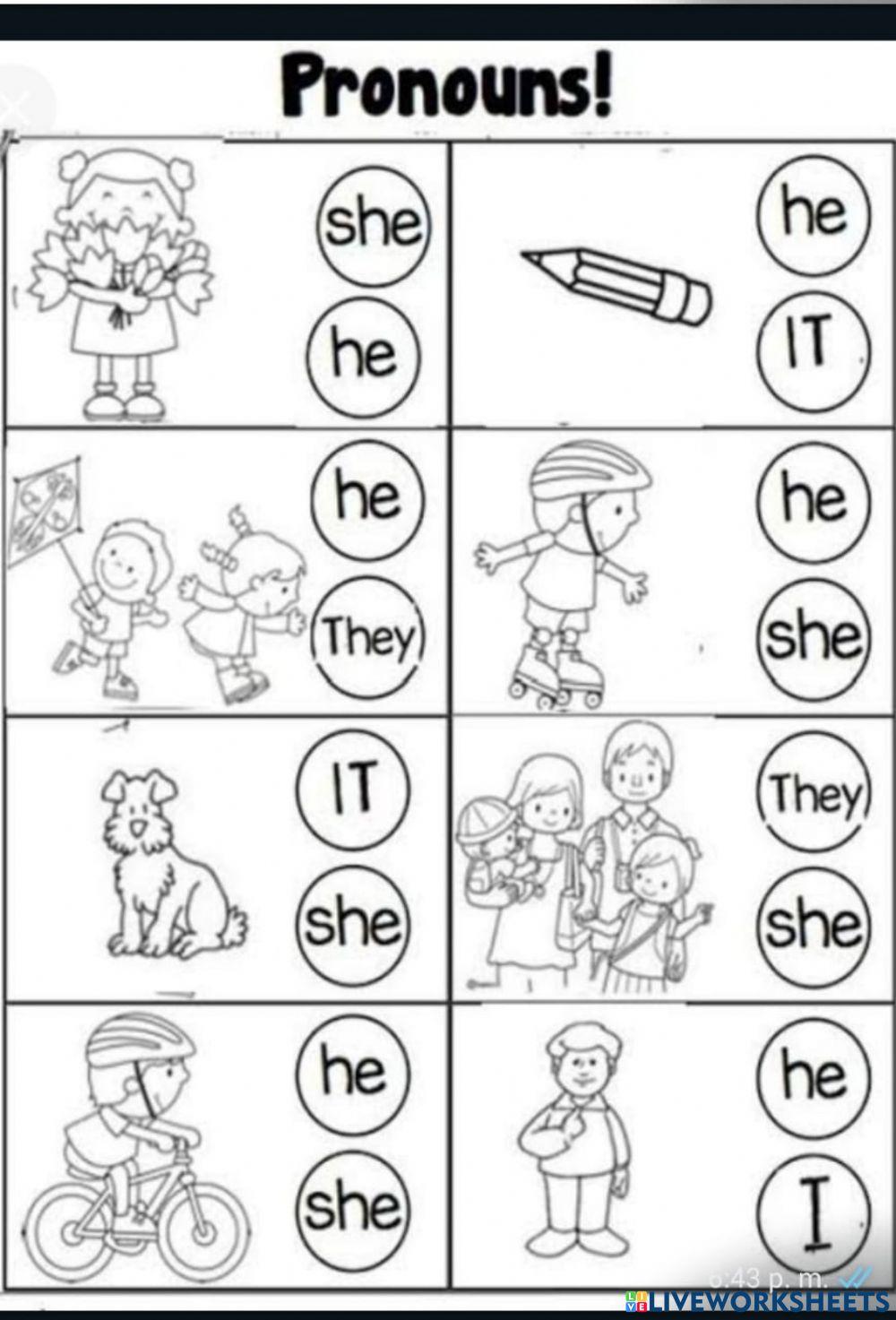 Pronombres personales