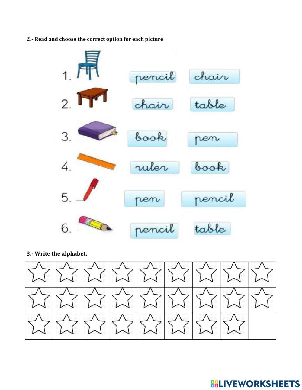 Diagnostic test 4th grade