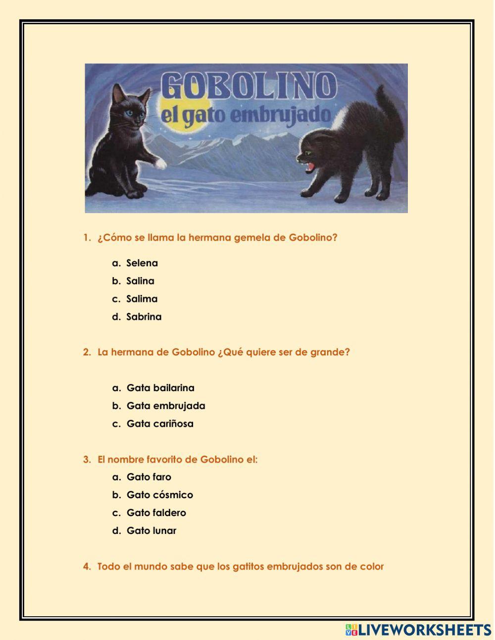 Plan lector gato gobolino