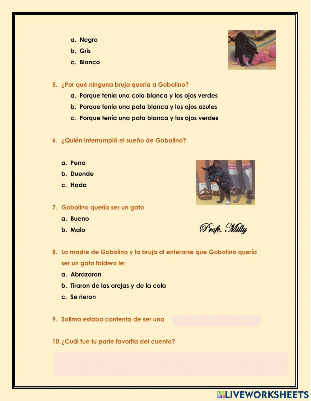 Plan lector gato gobolino