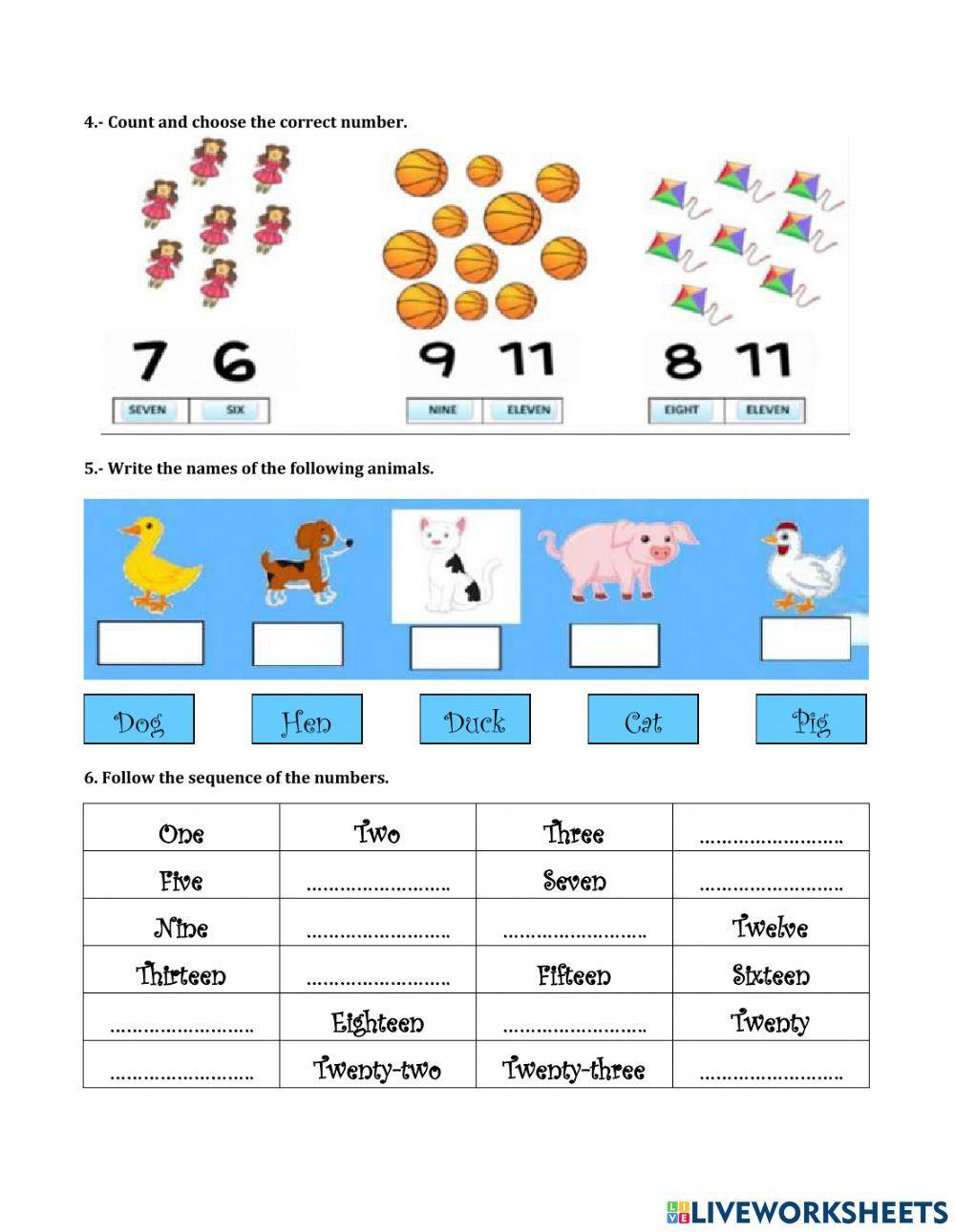 Diagnostic test 5th grade