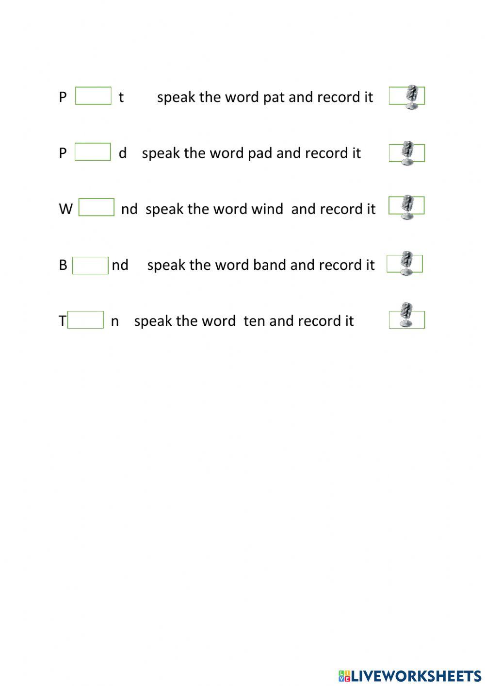 Learn to read series find the missing letter