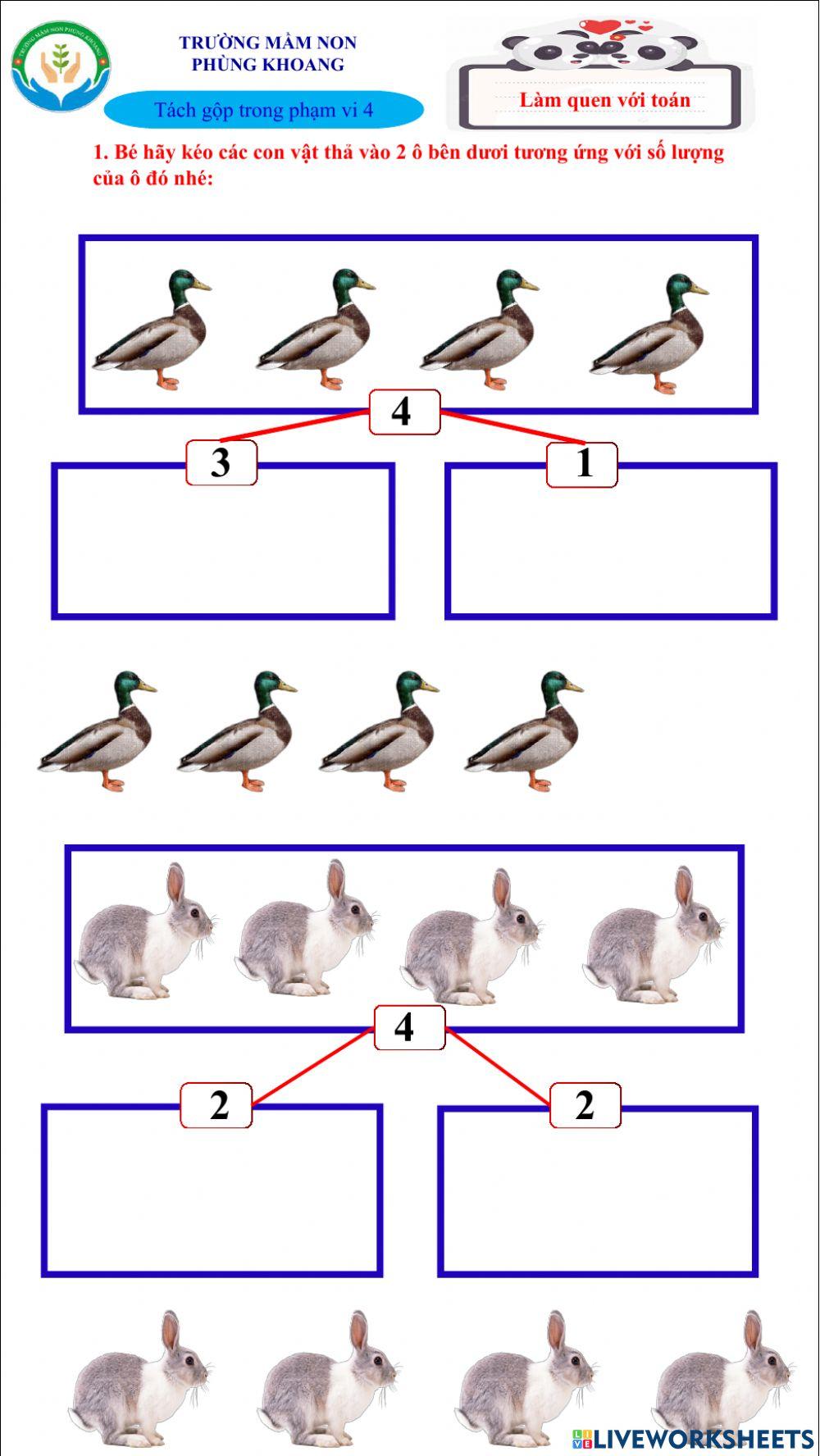 Làm quen với toán