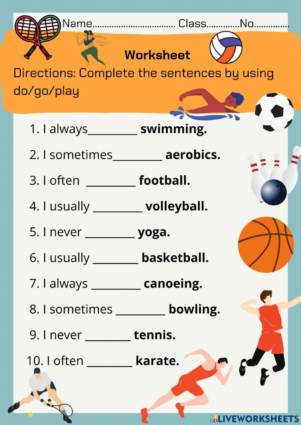 Do go play With Sports Worksheet Live Worksheets do-go-play-with-sports-worksheet-live-worksheets