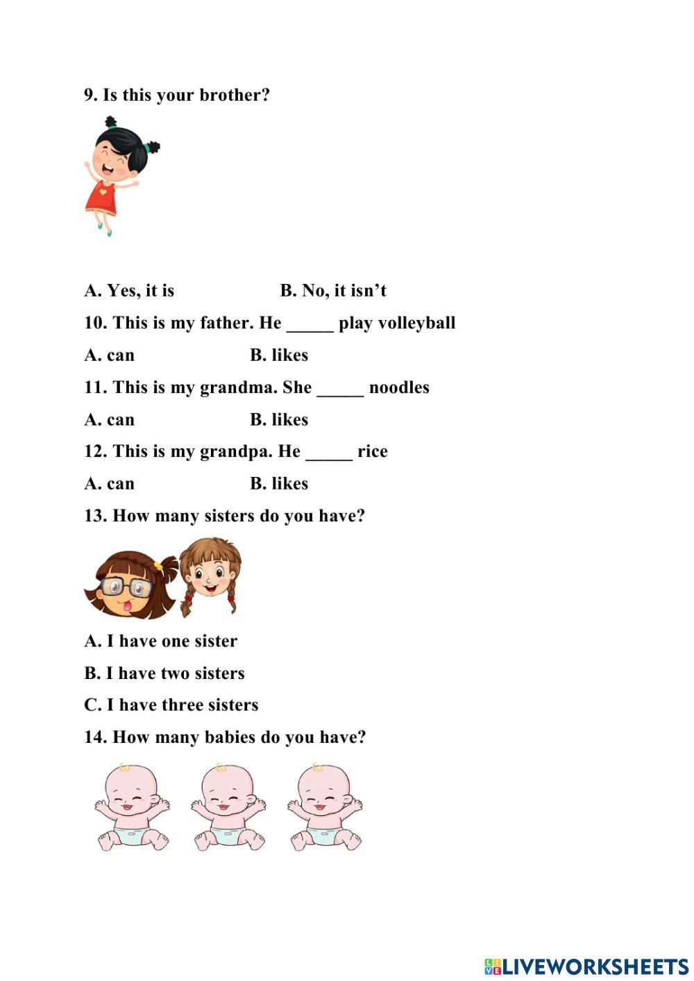 Grade 2 - lesson 7 - family