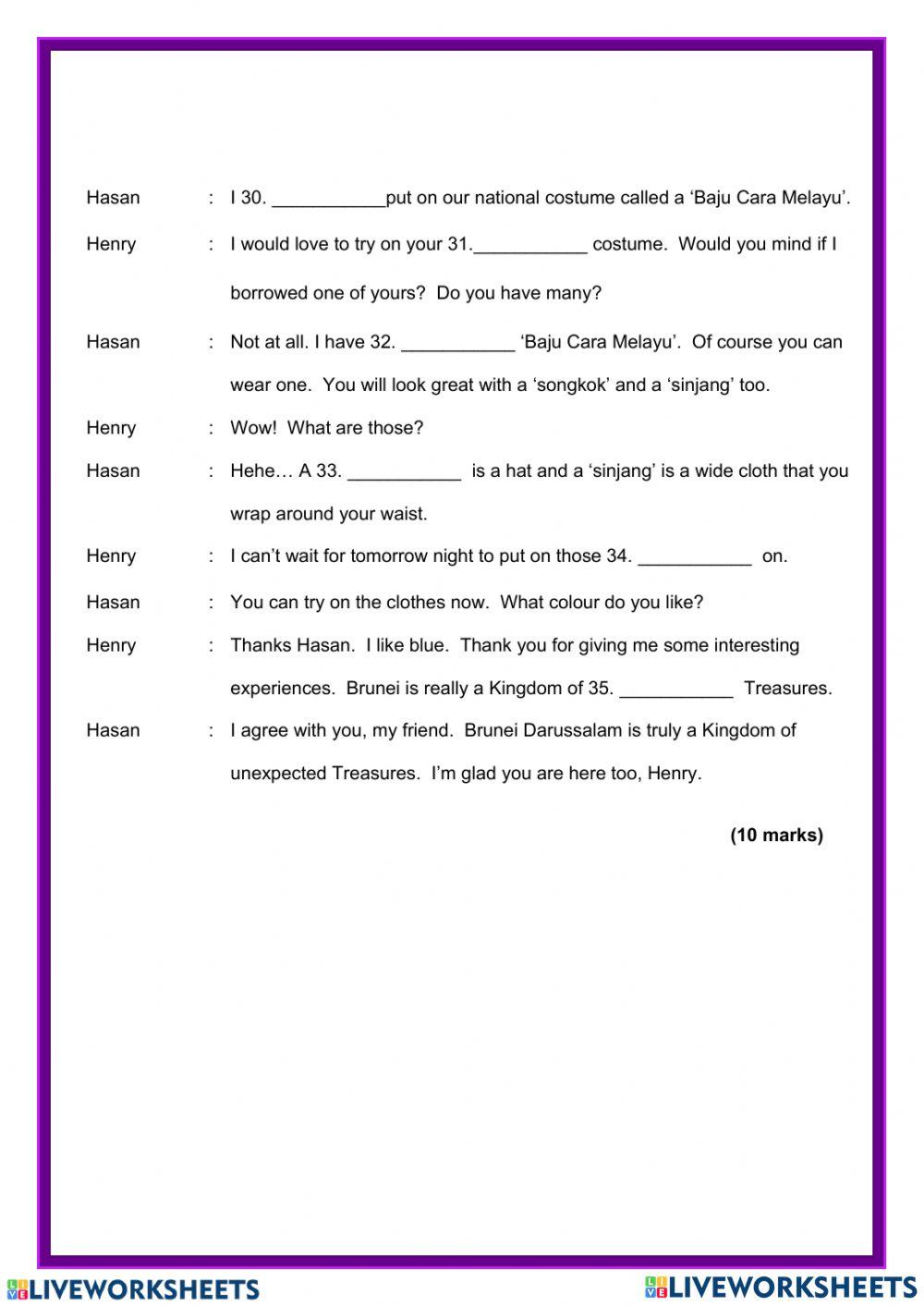 PSR Section B & C 2012