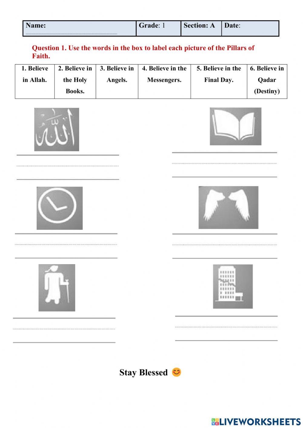 Pillars of Islamic Belief