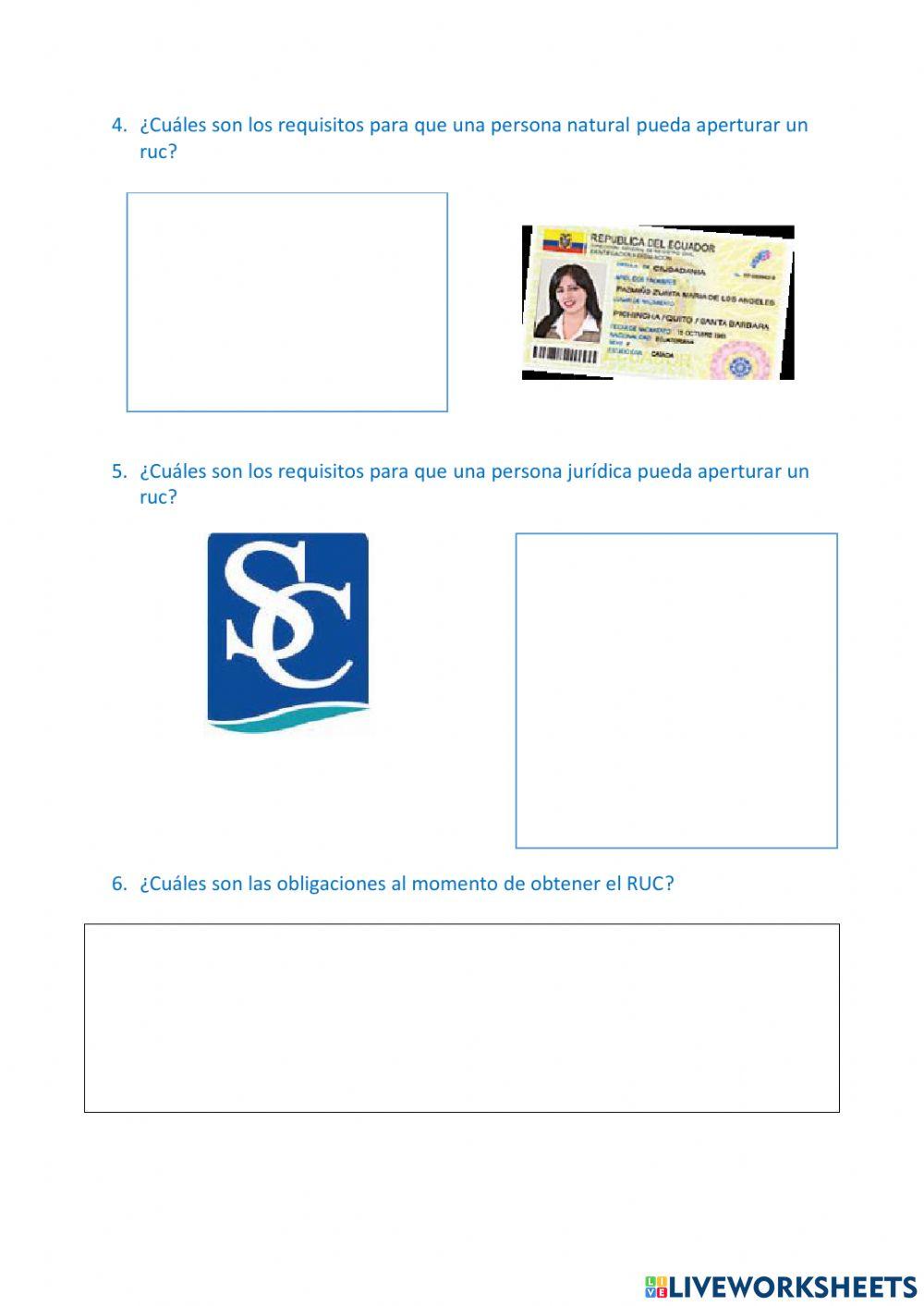 Emprendimiento y gestión séneca ruc sri