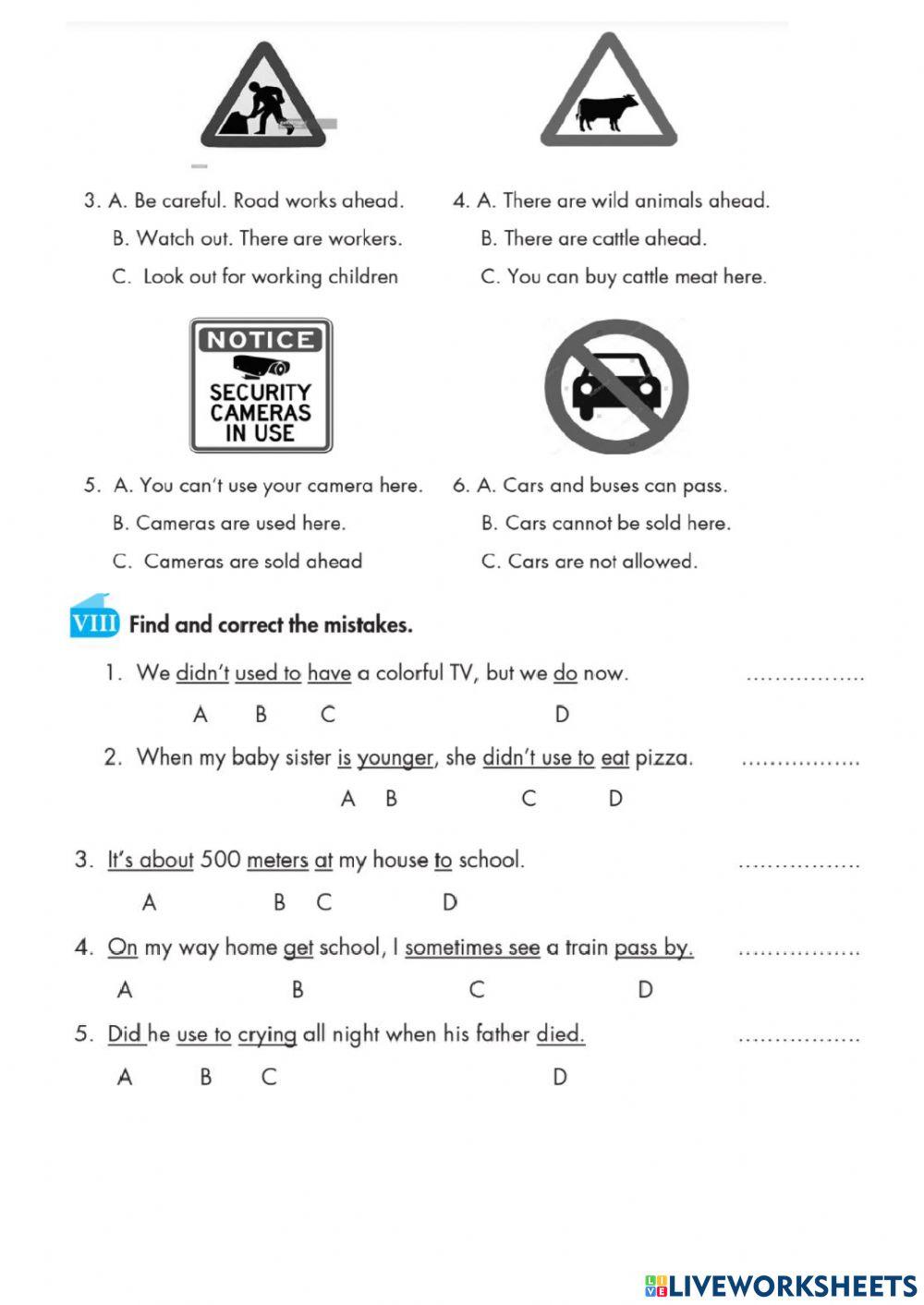 TA7-Unit 7 exercises (big4)