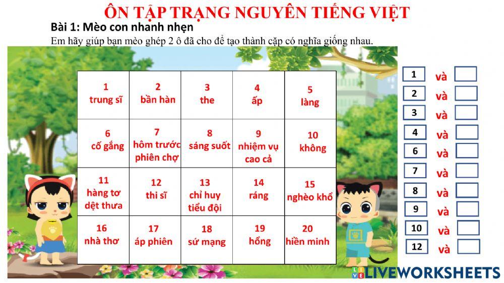 Trạng nguyên Tiếng Việt