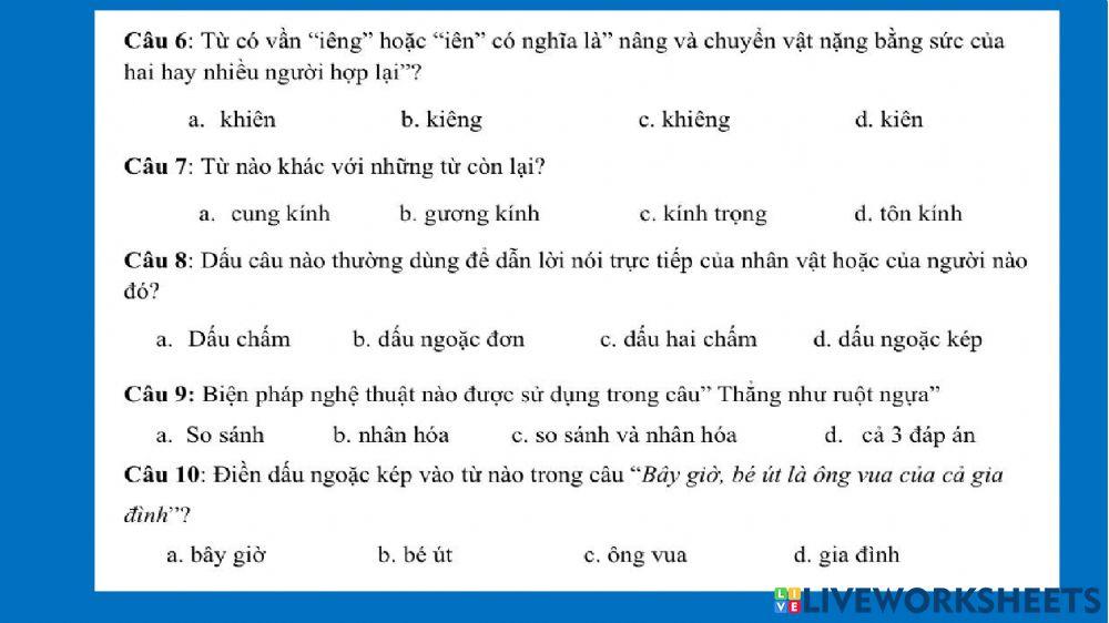Trạng nguyên Tiếng Việt