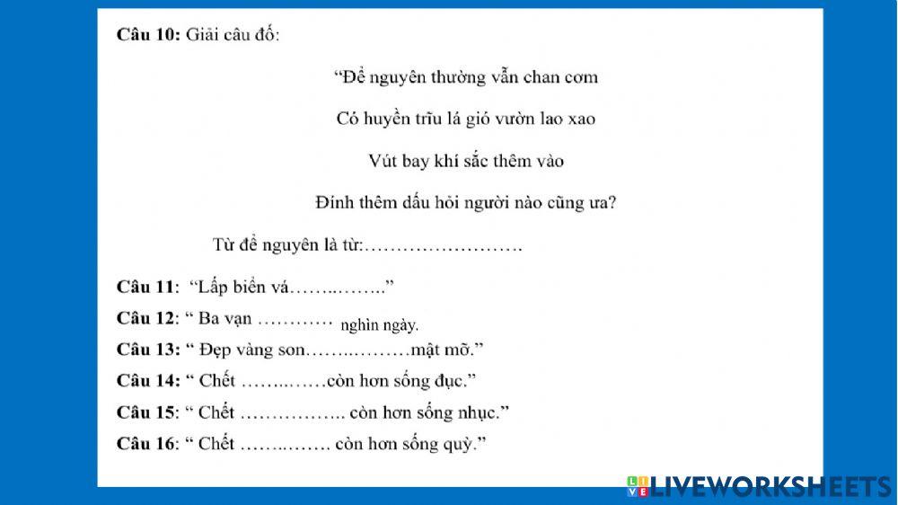 Trạng nguyên Tiếng Việt