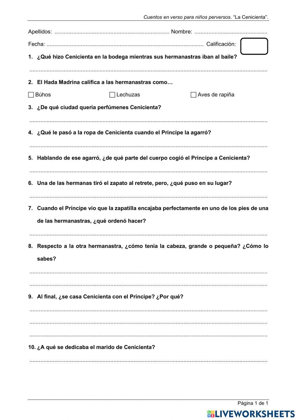 Capítulo I. Cuentos en verso para niños perversos