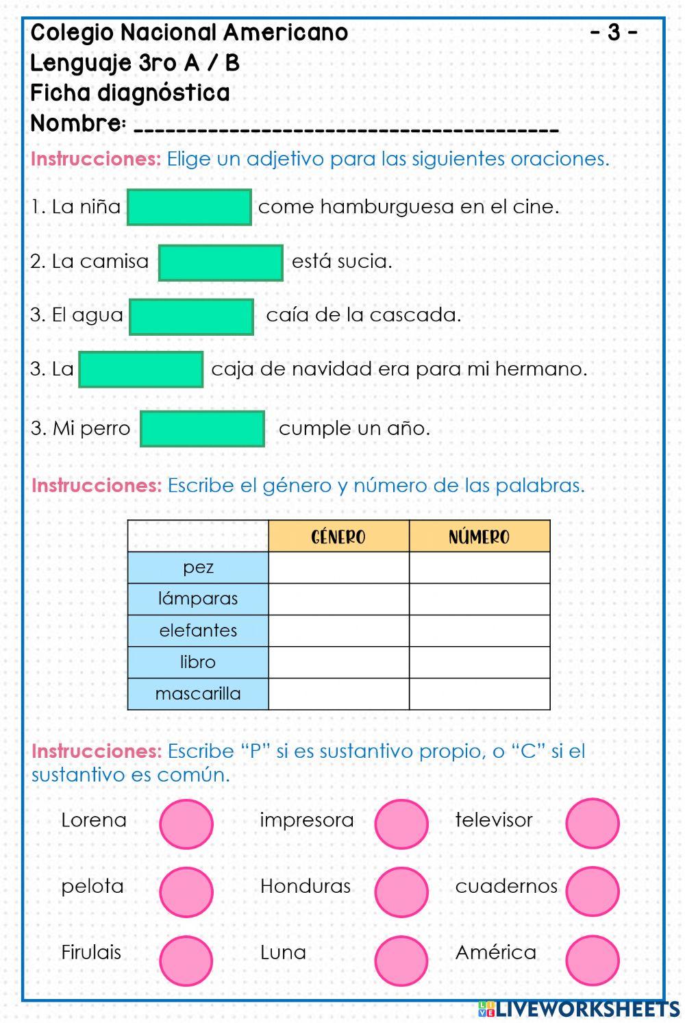 Lenguaje diagnóstico