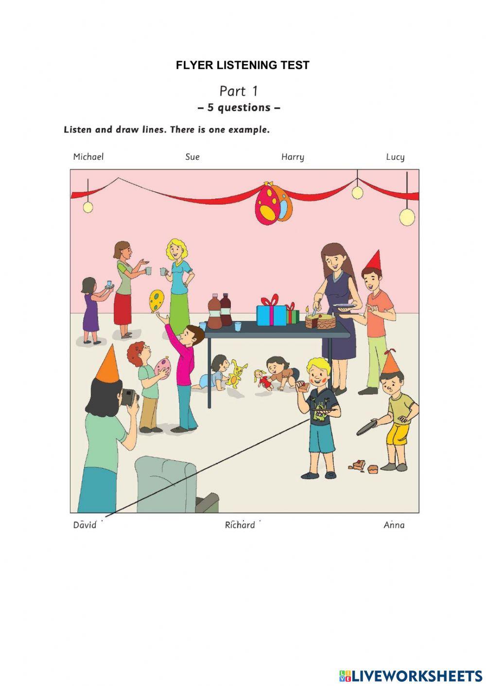 Flyer 6- Listening test