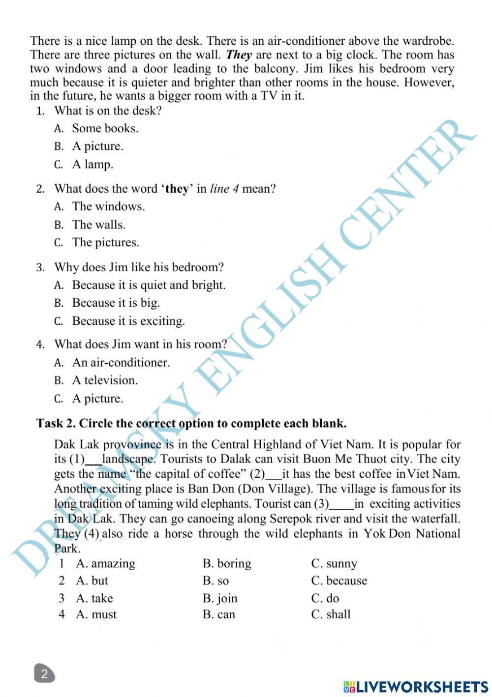 Grade 6-Test 1-Semester 1