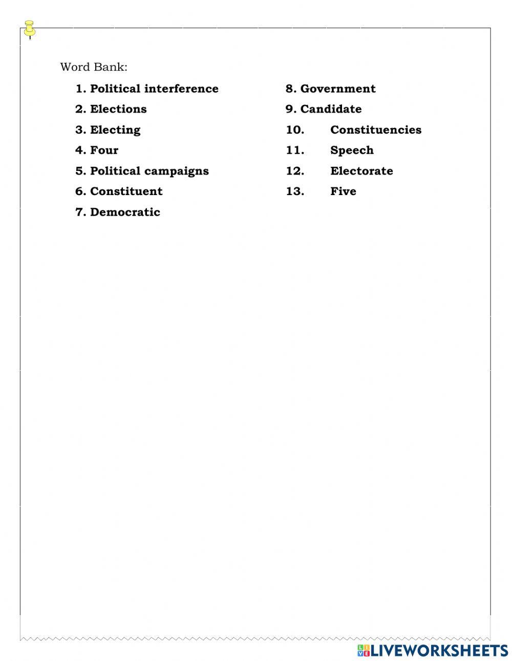 The election process