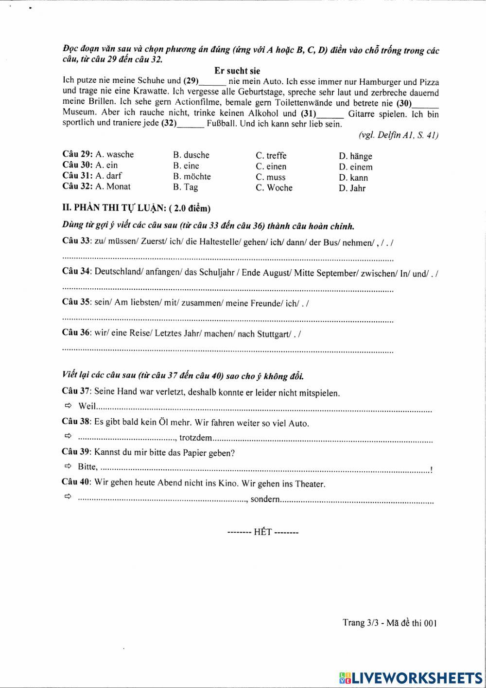 De thi vao 10 2019 - 2020