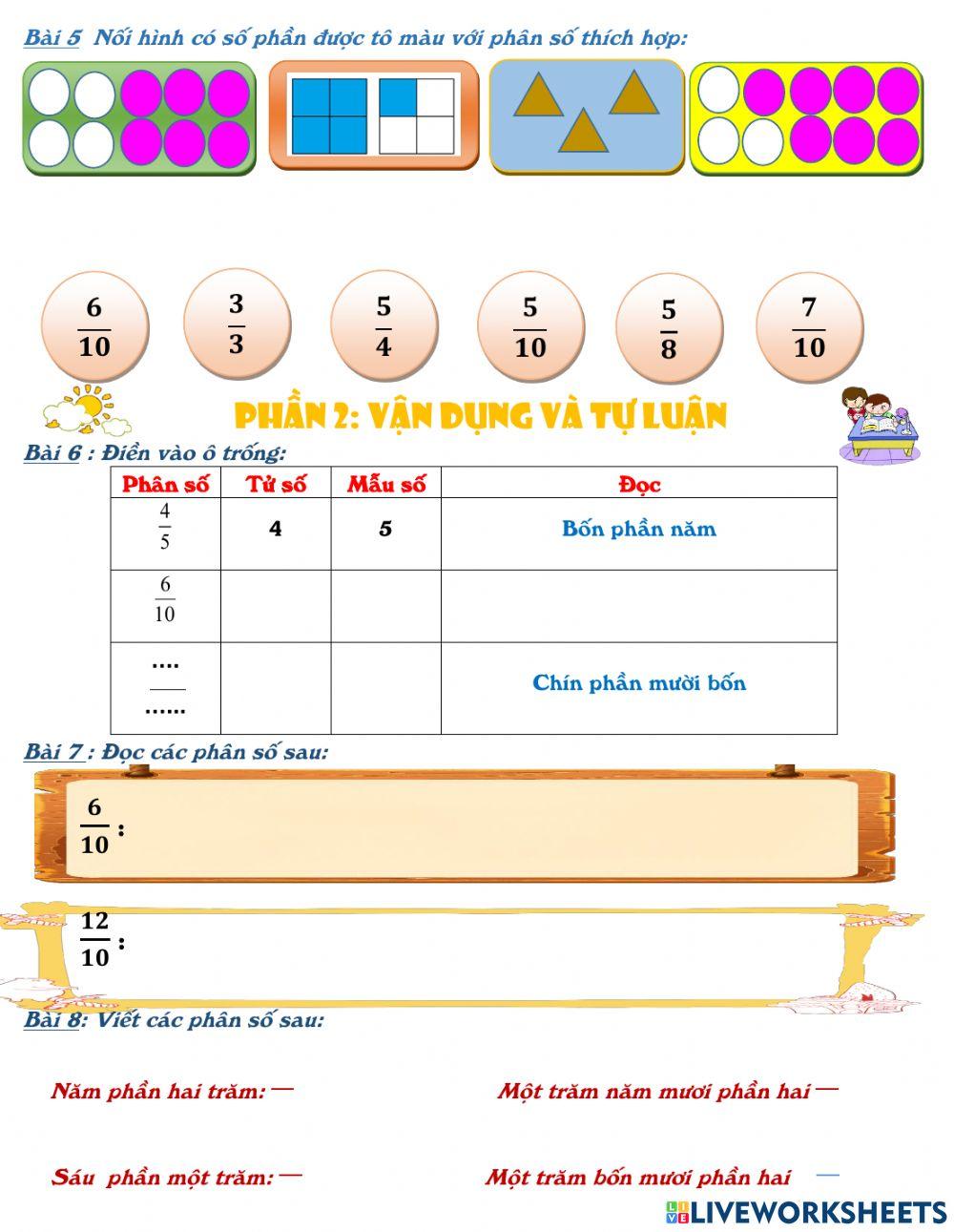 Bài kiểm tra cuối tuần 20 - lớp 4a3 ndc