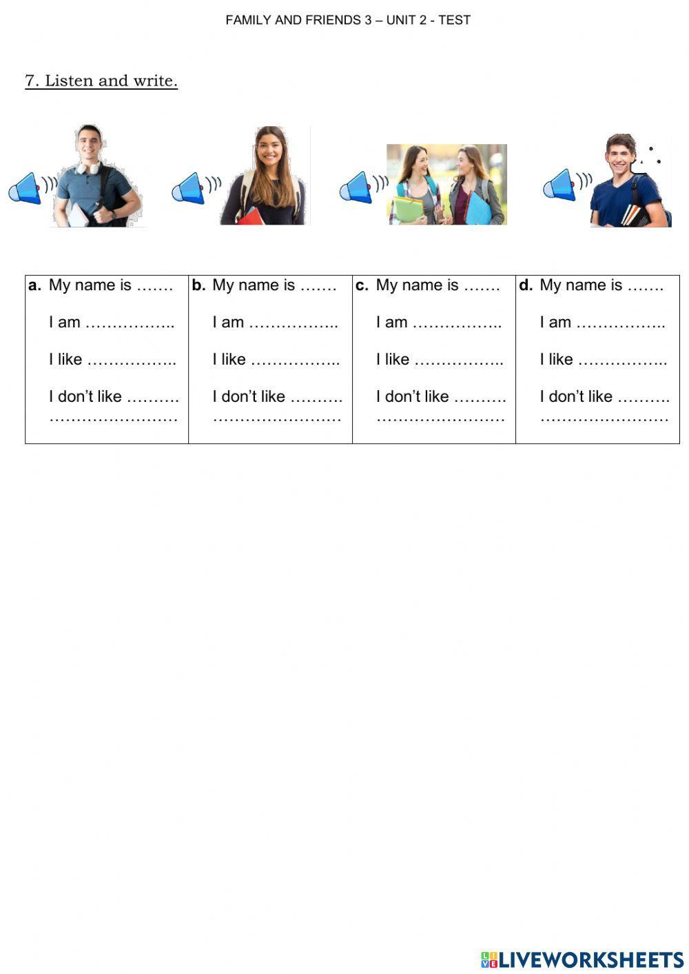 Family and friends 3