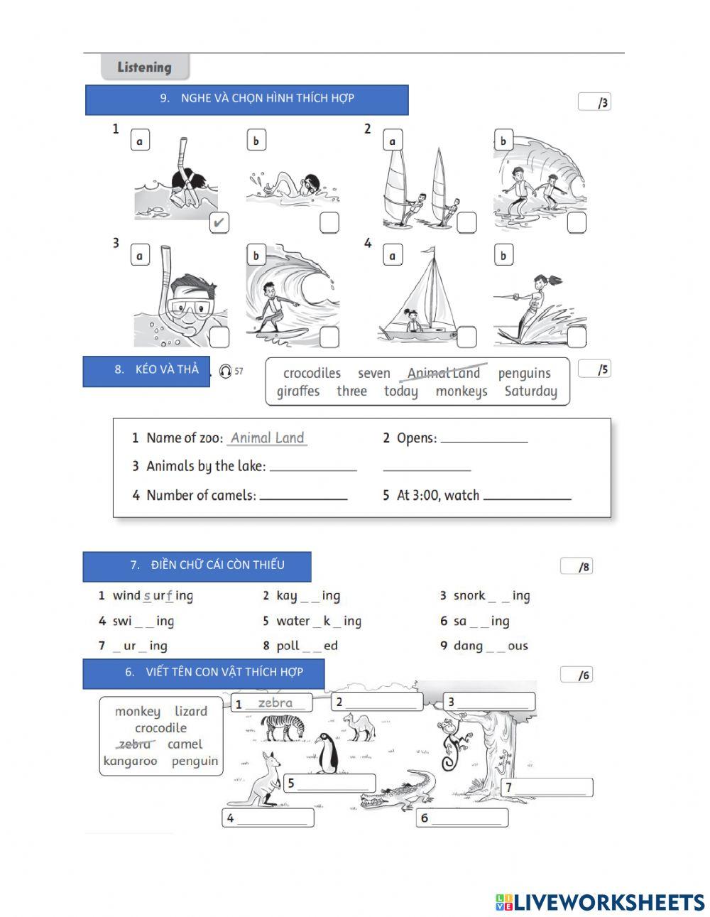 Ôn thi viết- hk 1