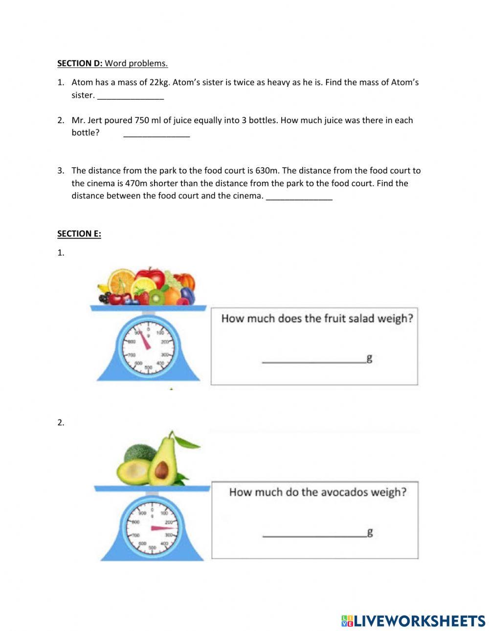 P3 Second Semes… | Free Interactive Worksheets | 3953368