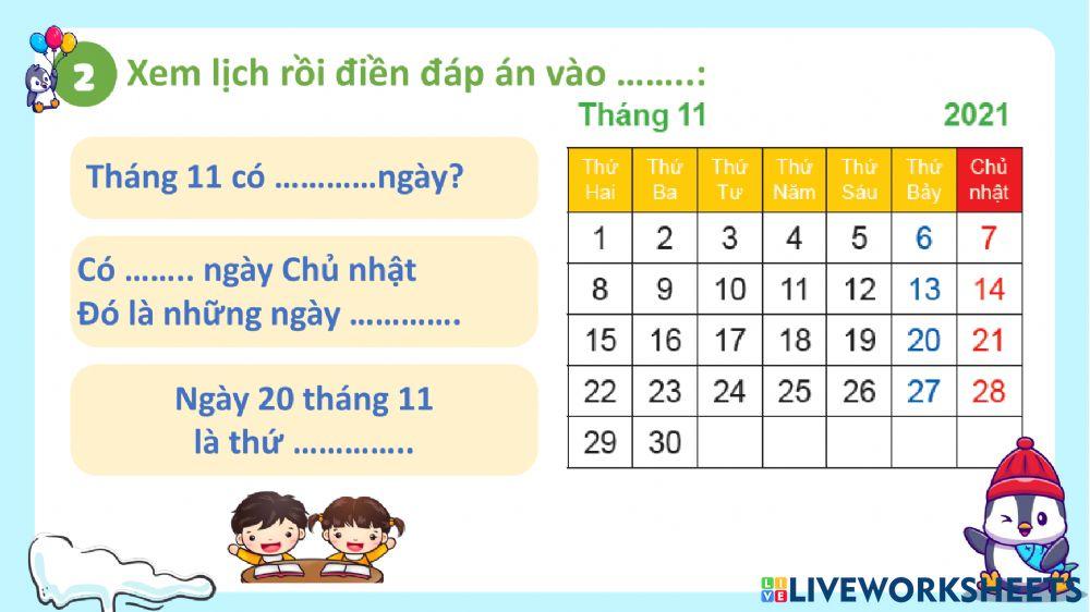 BTT2 - Tuần 18 - Ôn tập về hình học và thời gian
