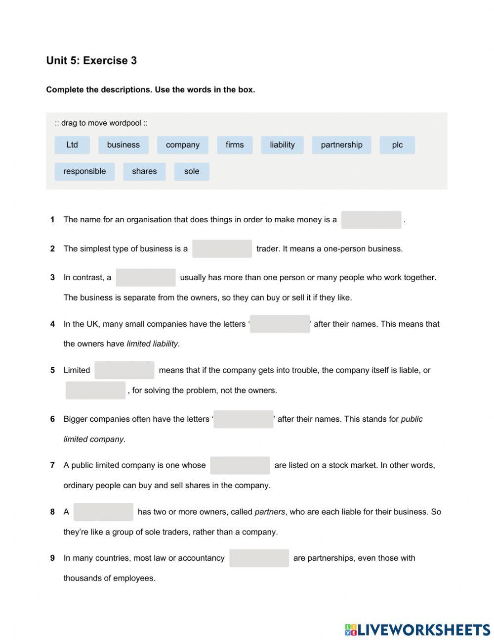 Mindset IELTS 2 - Grammar & Vocabulary Skills Modules - Unit 5 Ex3