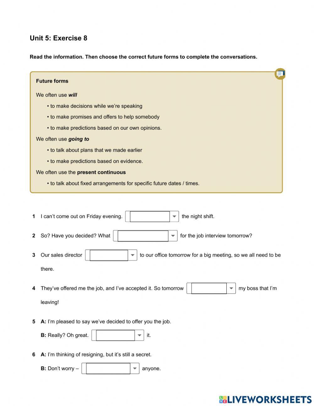 Mindset IELTS 2 - Grammar & Vocabulary Skills Modules - Unit 5 Ex8