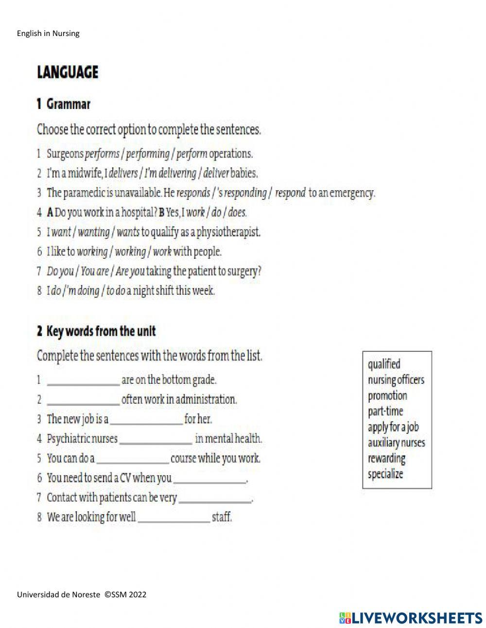 Nursing 1 Gra Free Interactive Worksheets 1798147 nursing-1-gra-free-interactive-worksheets-1798147
