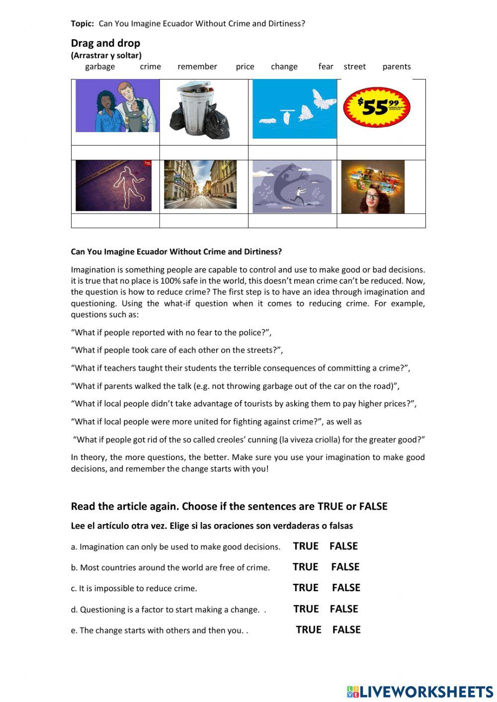 How to reduce crime&dirtiness