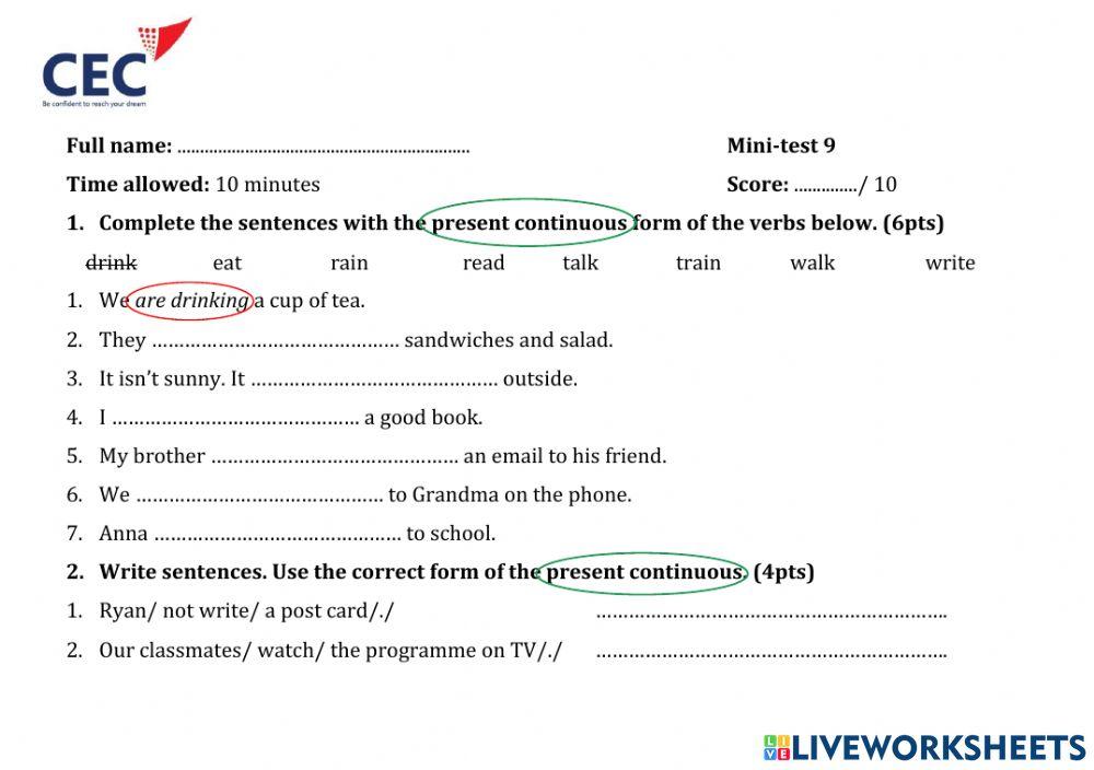 BG4 - Mini Test Unit 12