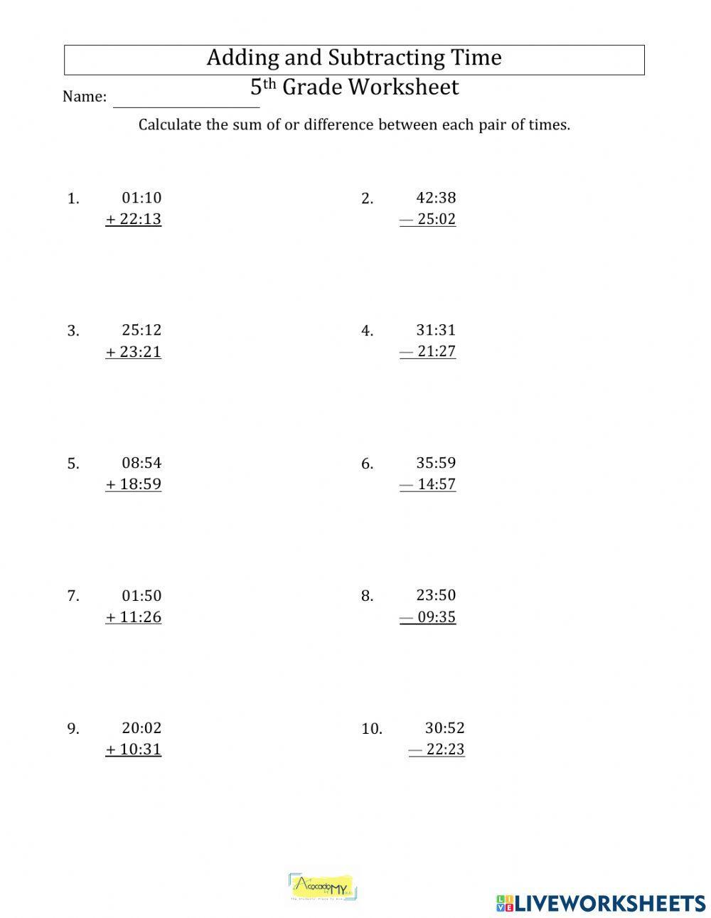 1798177 Adding and Subtracting Time Yakub Susanto