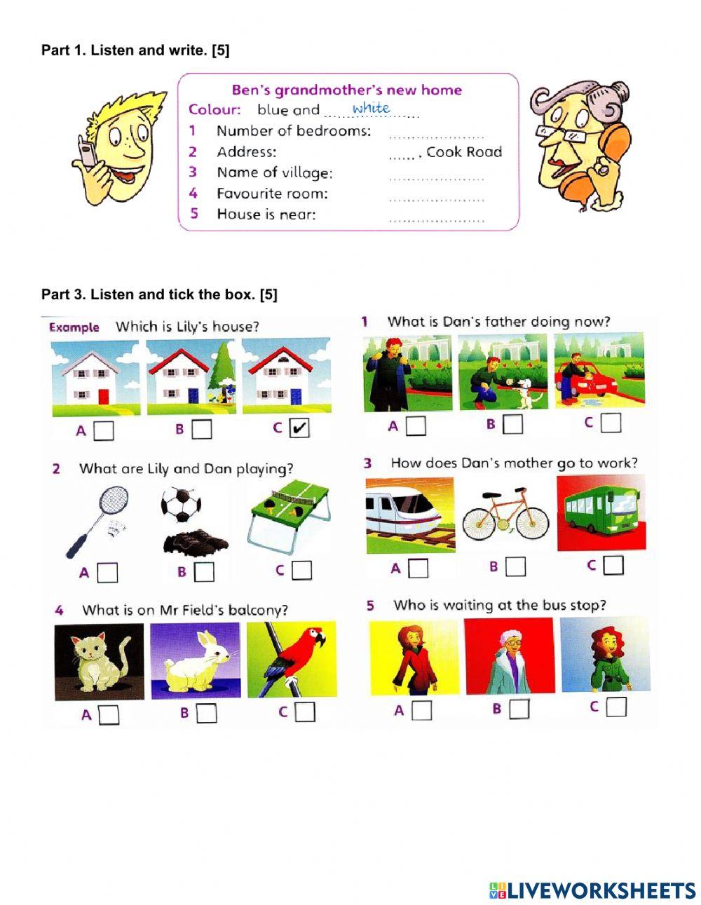 E12-Monthly test Dec 2021-Listening
