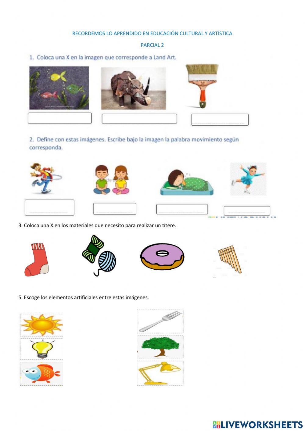 Educaciòn cultural y artìstica