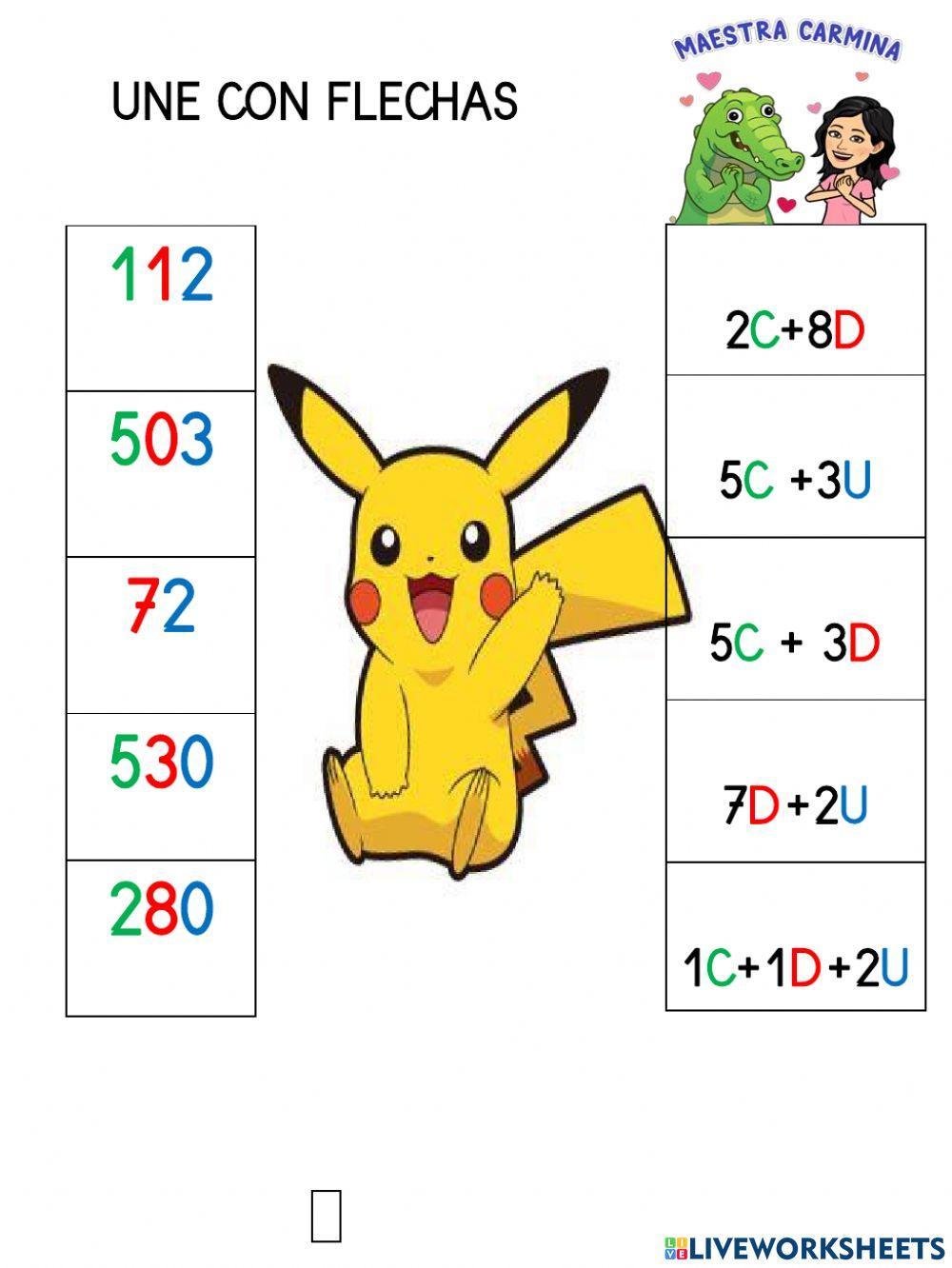 Centenas, decenas y unidades