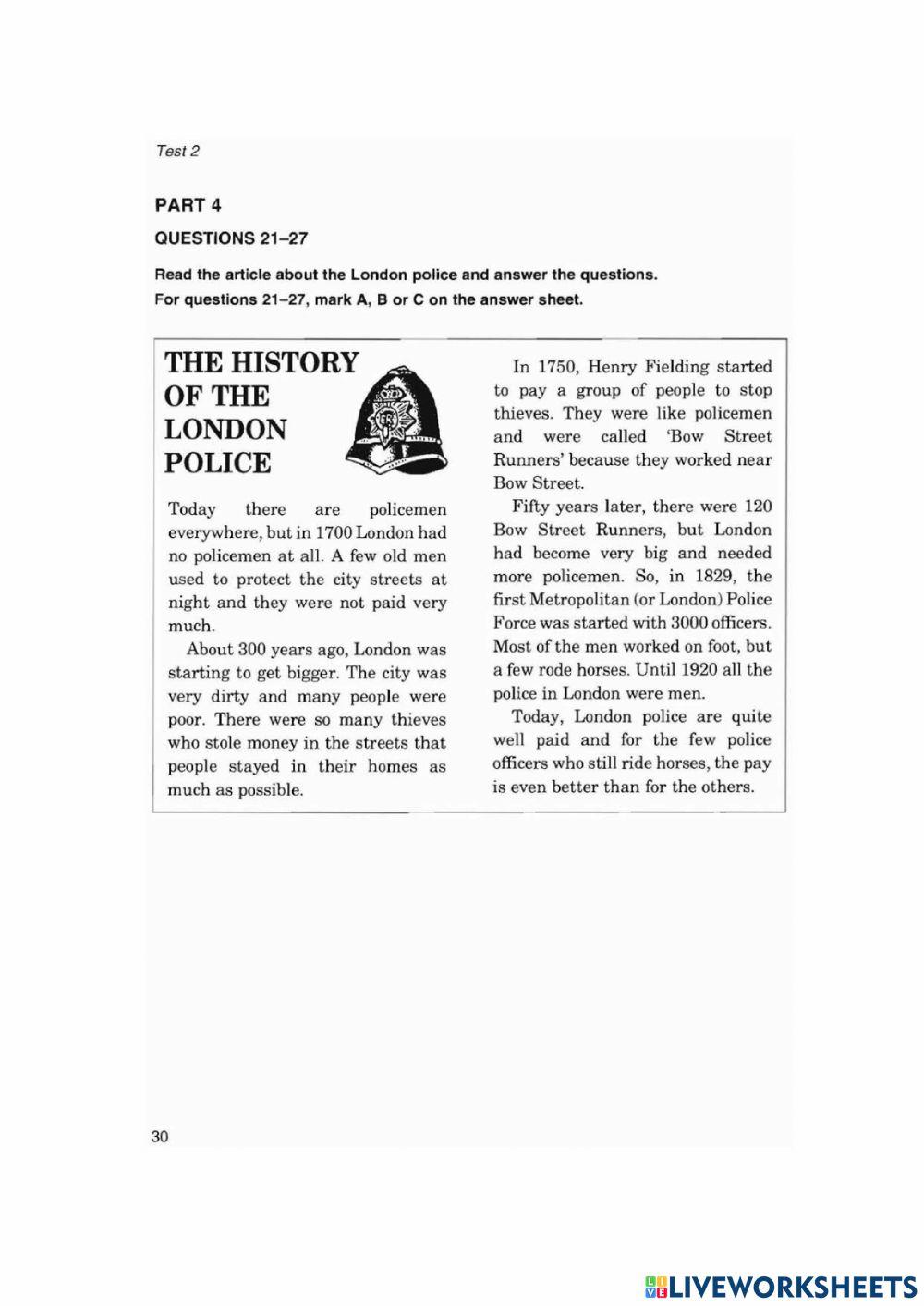 G7E Jan 16 Reading part 4 - test 2