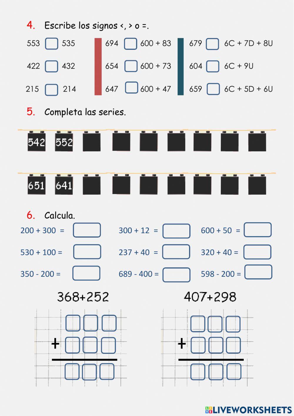 Repaso matemáticas enero