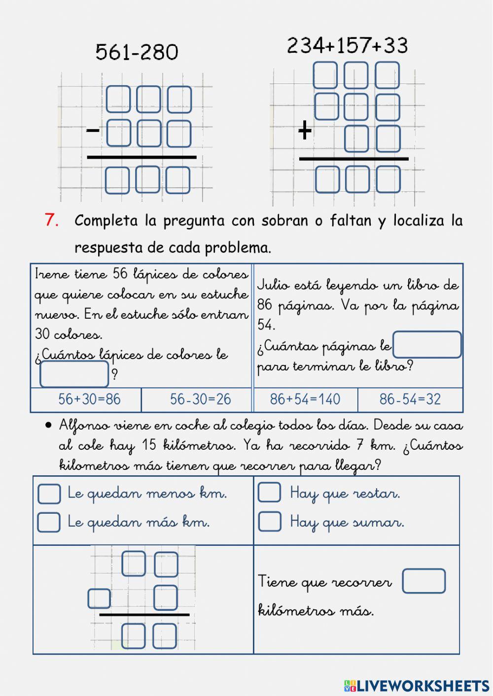 Repaso matemáticas enero