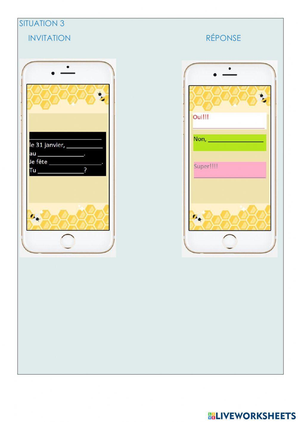 Inviter, accepter ou refuser